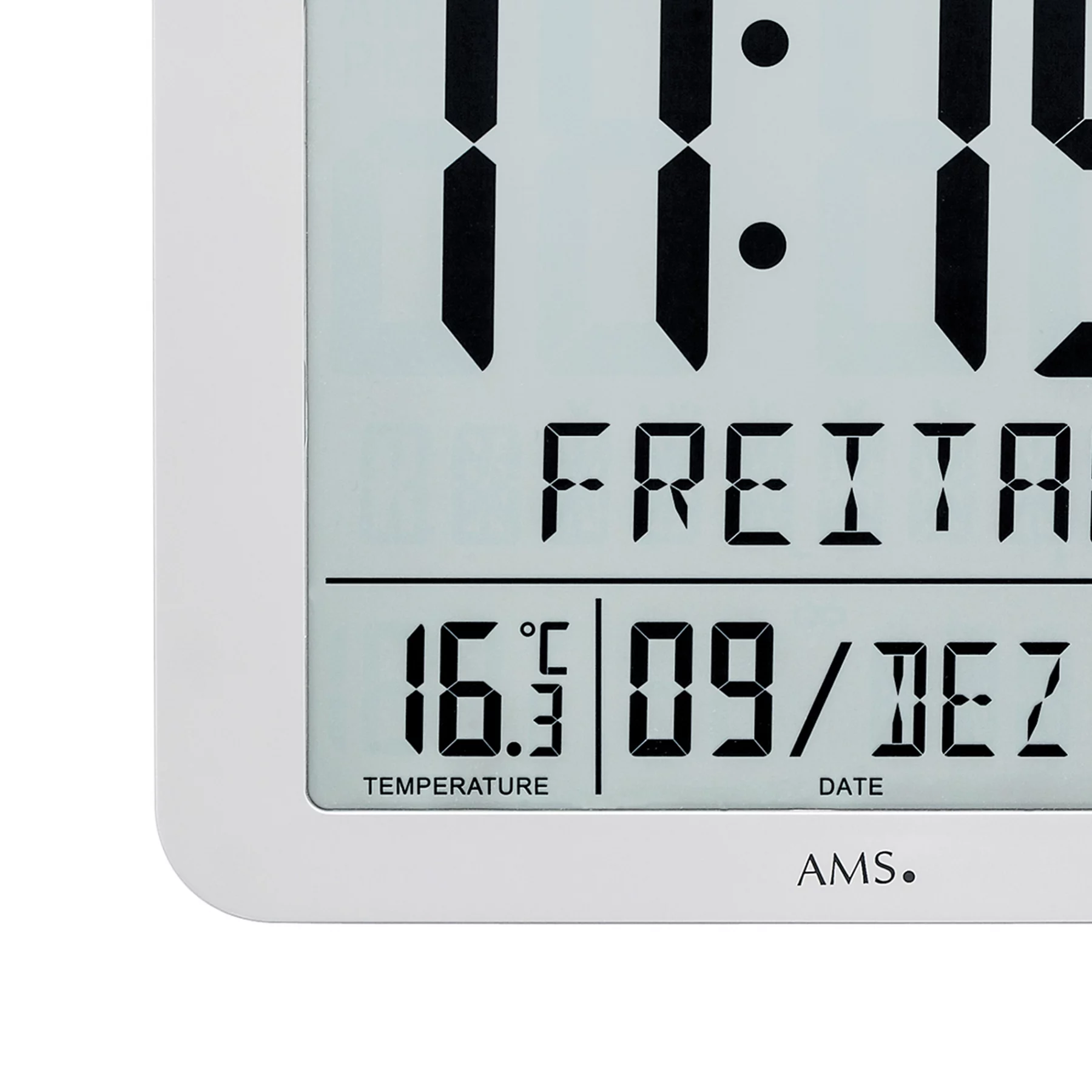 Digitale Uhr mit Temperaturanzeige und Datum