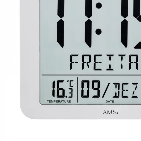 Digitale Uhr mit Temperaturanzeige und Datum