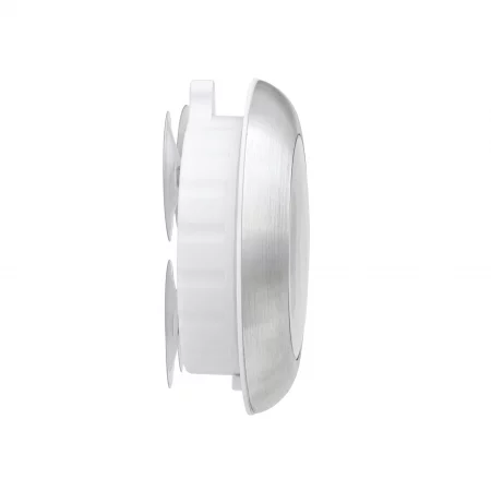 Seitenansicht eines runden Computersensors mit Saugnäpfen