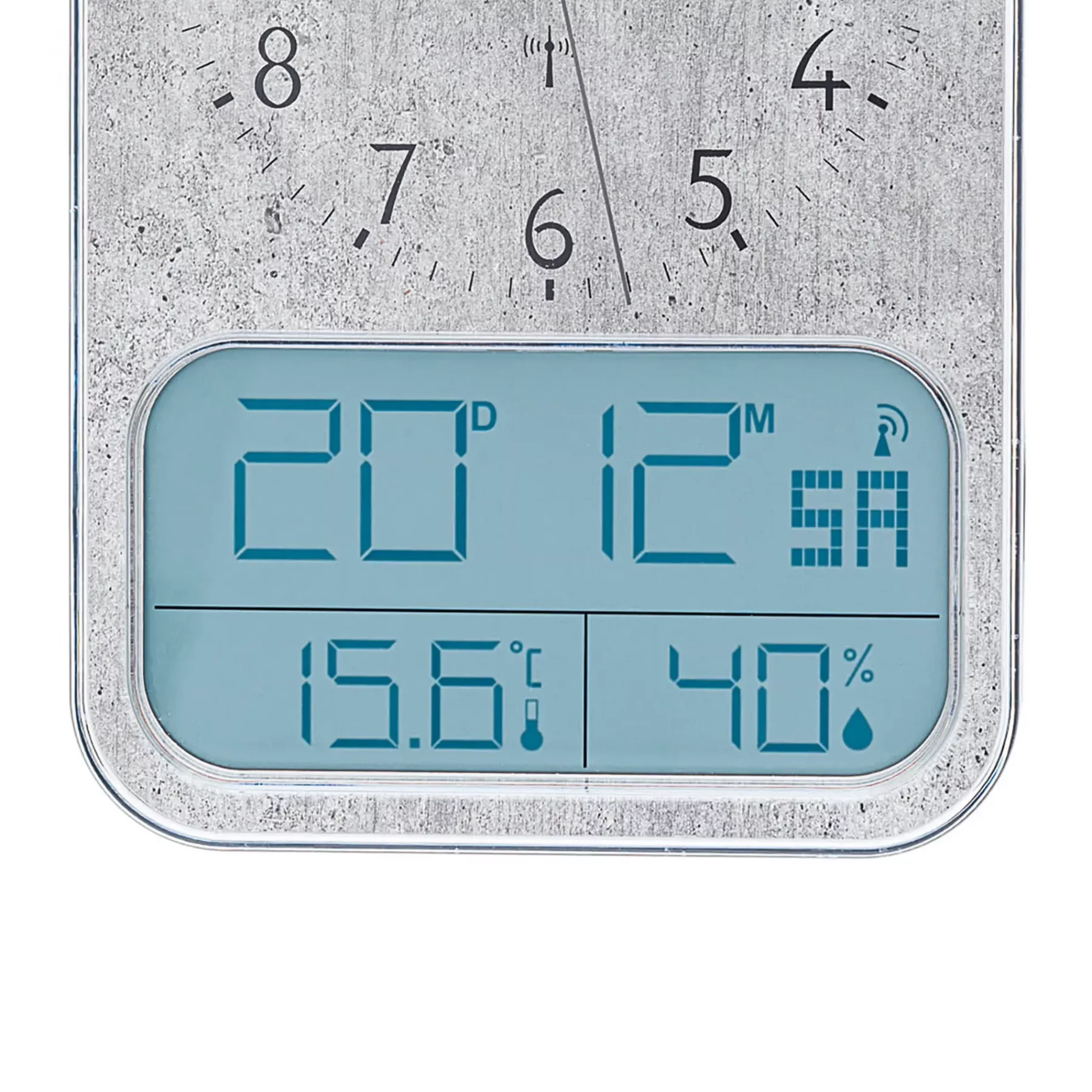 Hochmoderner Wecker mit digitaler LCD-Anzeige, Datum und Temperaturanzeige
