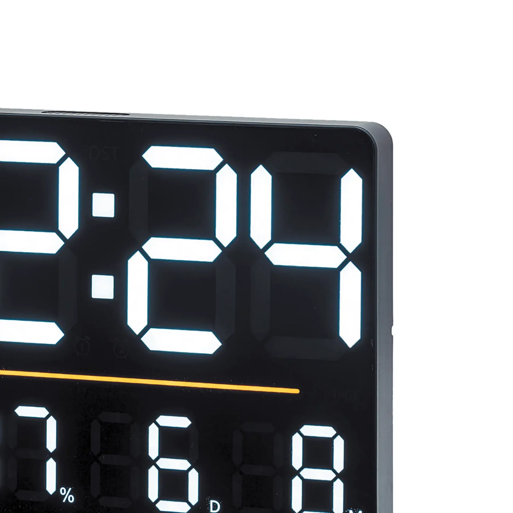 Digitale Uhranzeige mit Zahlen 2:29