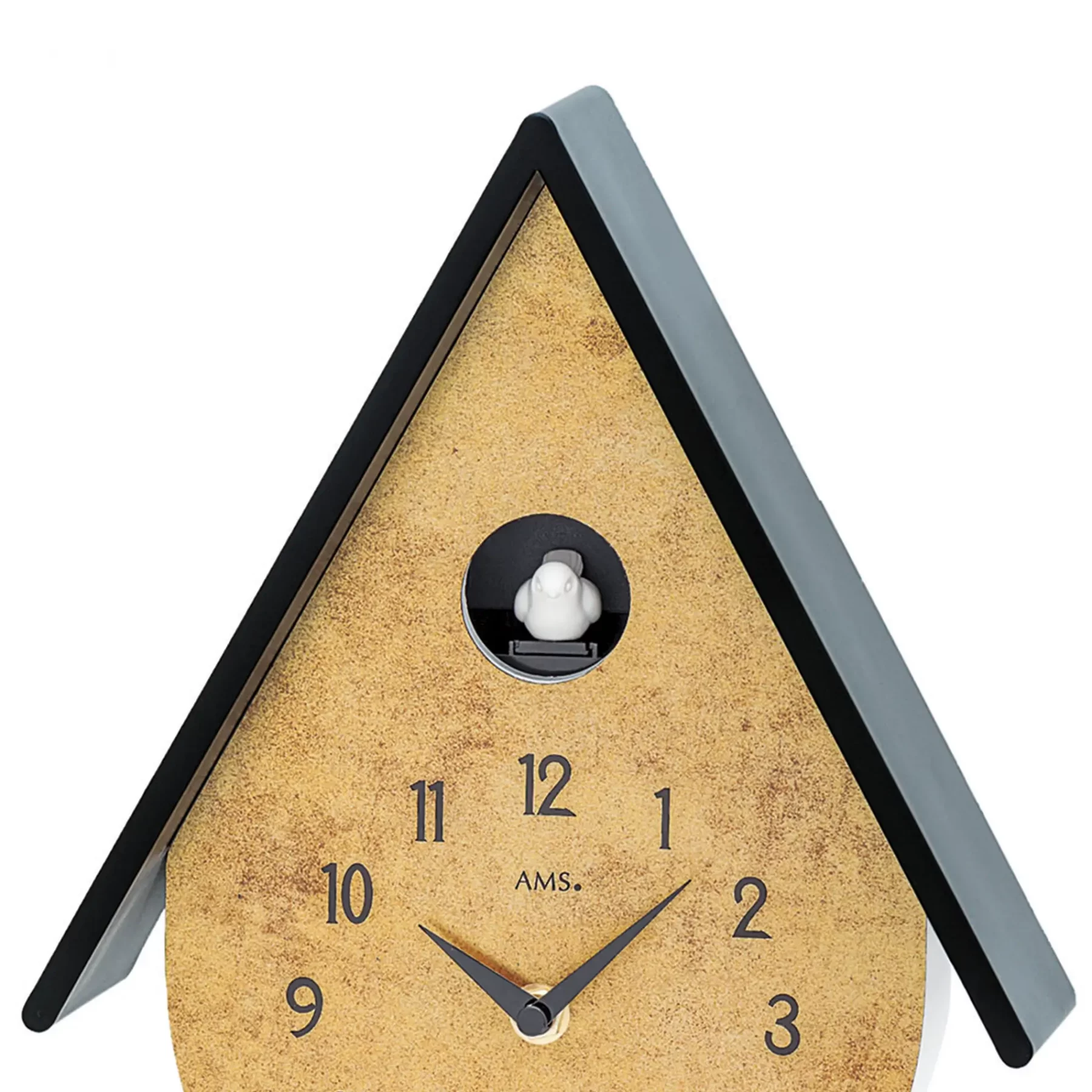 Moderne Kuckucksuhr mit minimalistischen Design